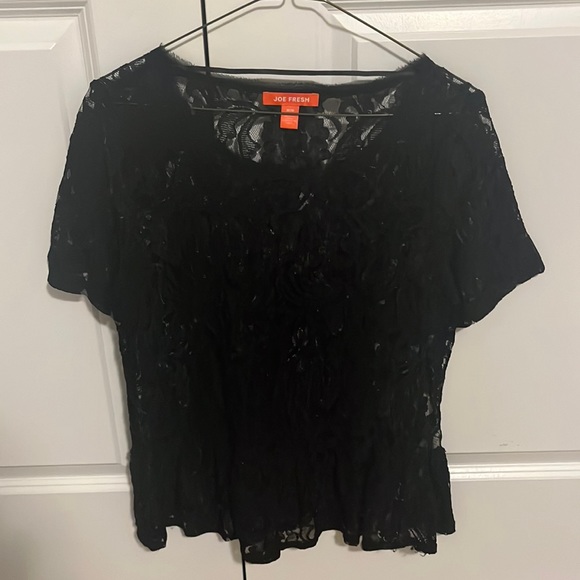 Black lace top. - Picture 1 of 1